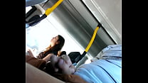 Flash in bus Moscow